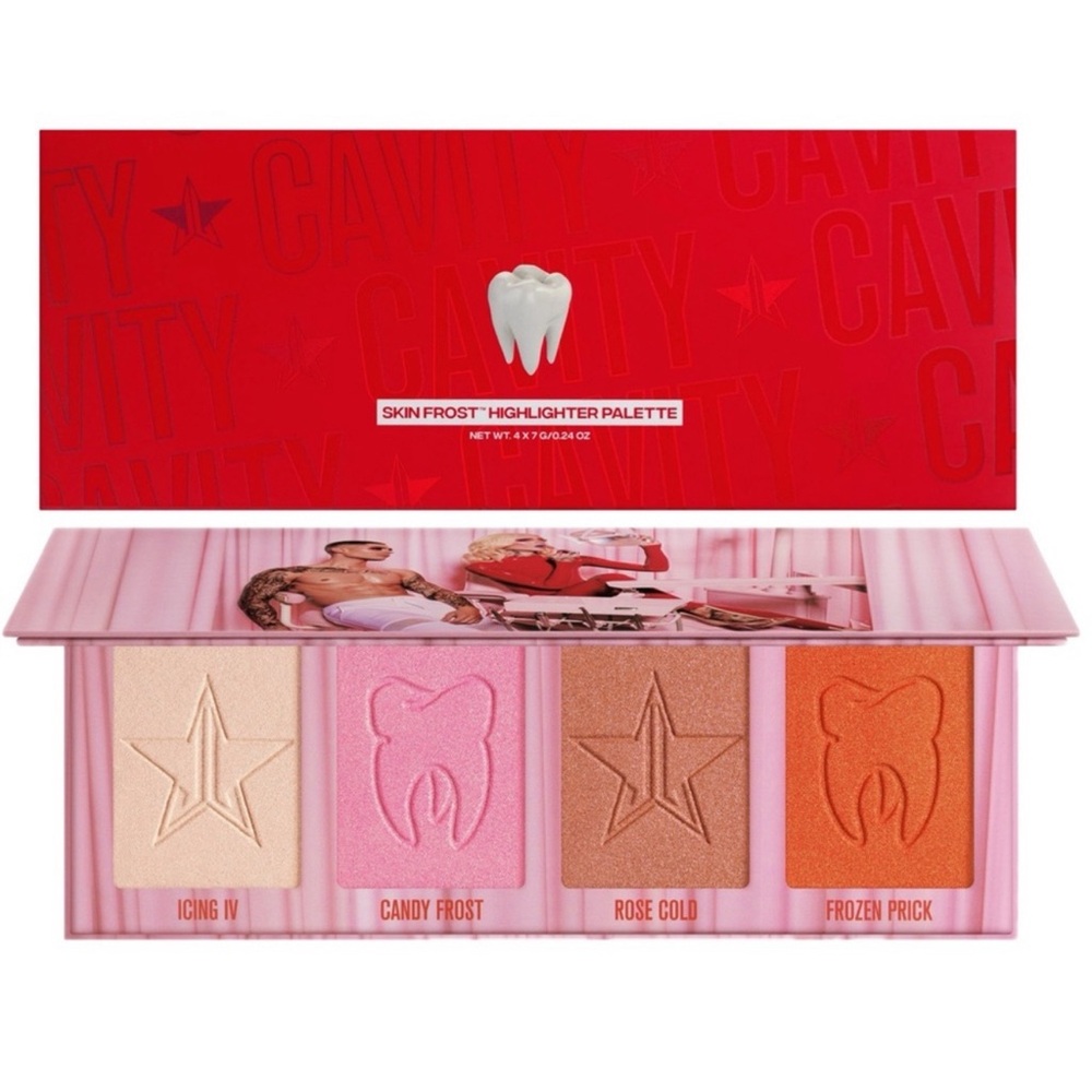 Jeffree Star Cavity Skin Frost Highlighter Palette -BNIB